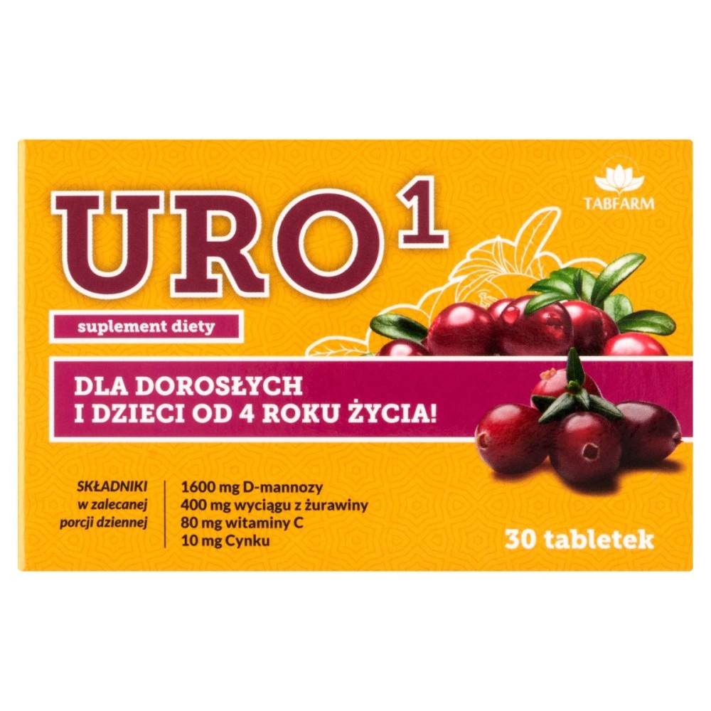 Uro1 Nahrungsergänzungsmittel 19,5 g (30 Stück)