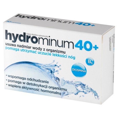 Hydrominum 40+ Complément alimentaire 30 unités