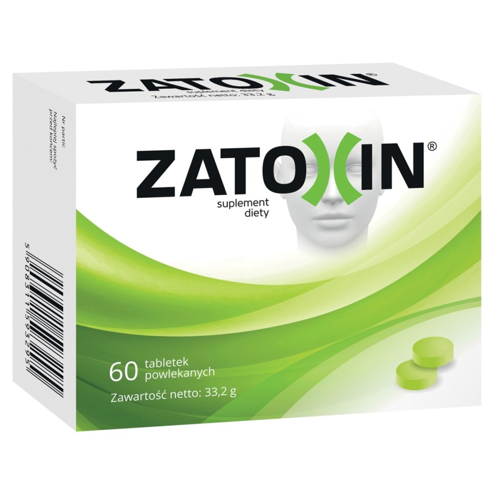 Zatoxin Suplement diety 33,2 g (60 sztuk)