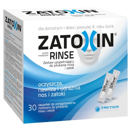 Zatoxin Rinse Medical device, supplementary set for rinsing the nose and sinuses, 96 g (30 pieces)