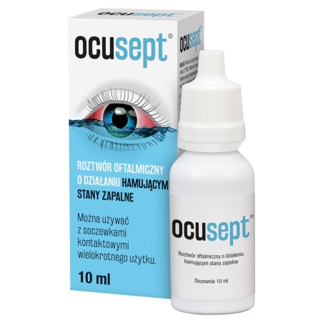 Ocusept Medizinprodukt, Augenlösung mit entzündungshemmenden Eigenschaften, 10 ml
