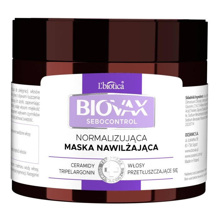 Biovax Sebocontrol Mascarilla seborreguladora normalizante 250 ml