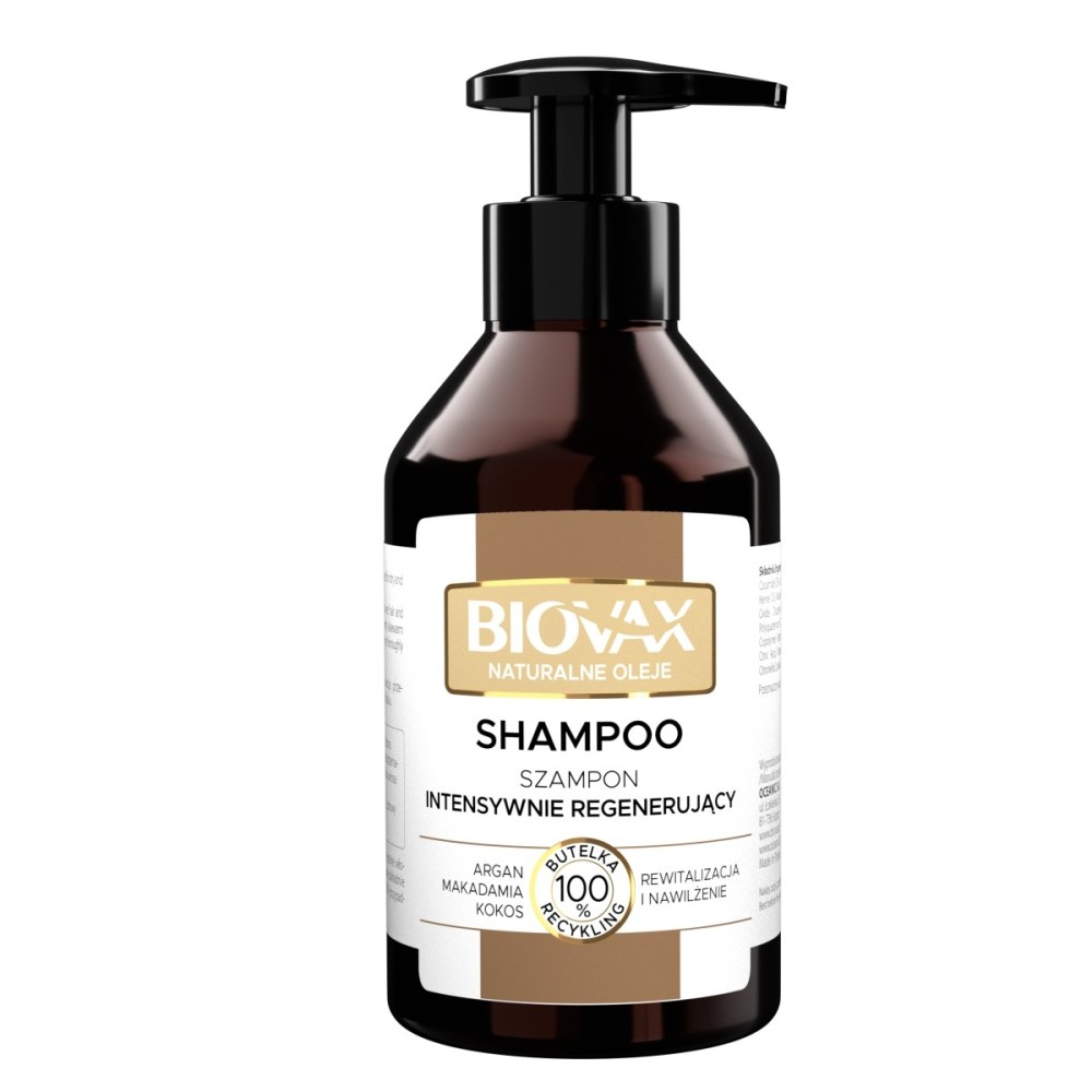 Biovax Huiles naturelles pour cheveux secs et abîmés - shampooing 200 ml