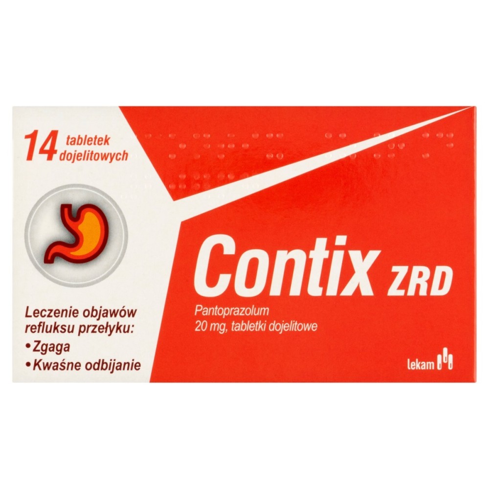 Contix ZRD 20 mg Tabletki dojelitowe 14 sztuk