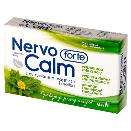 NervoCalm Forte Suplement diety 15 g (20 x 750 mg)