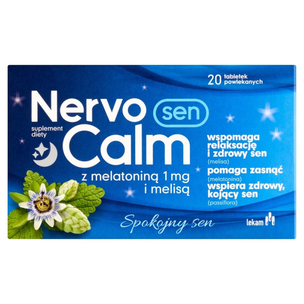 NervoCalm Sen Suplement diety 15,44 g (20 x 772 mg)