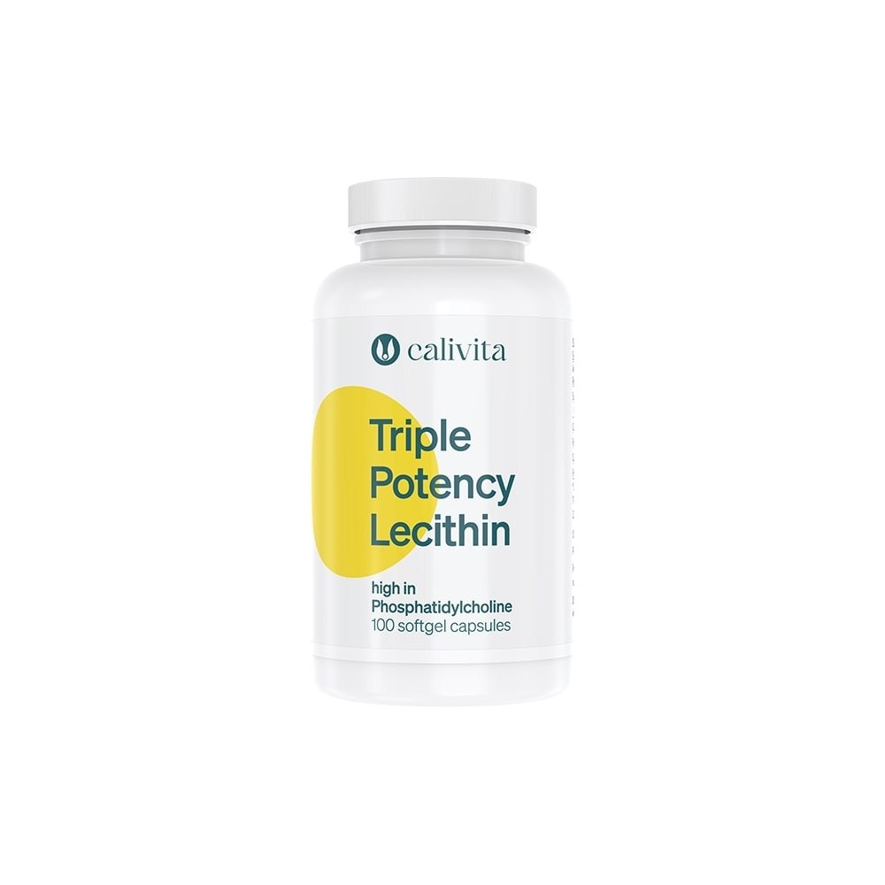 Triple Potency Lecithin Calivita 100 cápsulas