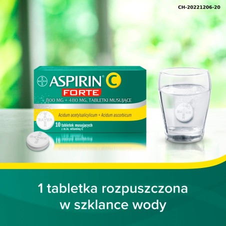 Aspirin C Forte šumivé tablety 10 tablet