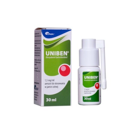Uniben spray oral 1,5mg/1ml 30ml