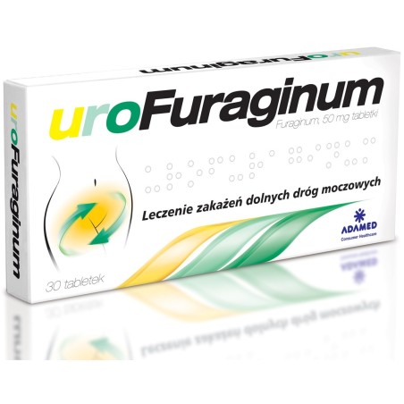 Urofuragin tabl. 0,05 g 30 comprimidos.