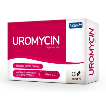 Kaps d'uromycine. 15 capsules.