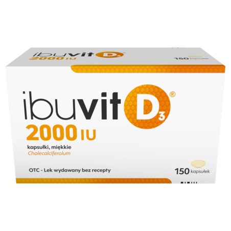 Ibuvit D3 2000 IU x 150 kapslí.