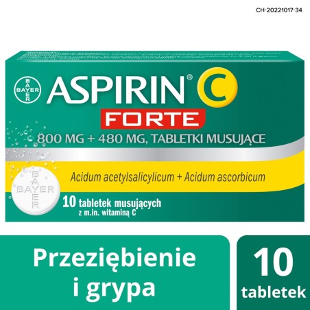 Aspirin C Forte šumivé tablety 10 tablet