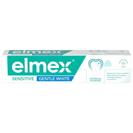 elmex Sensitive Whitening Pasta de Dientes con Fluoruro de Amina 75 ml