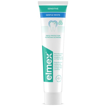 elmex Sensitive Whitening Toothpaste with amine fluoride 75 ml