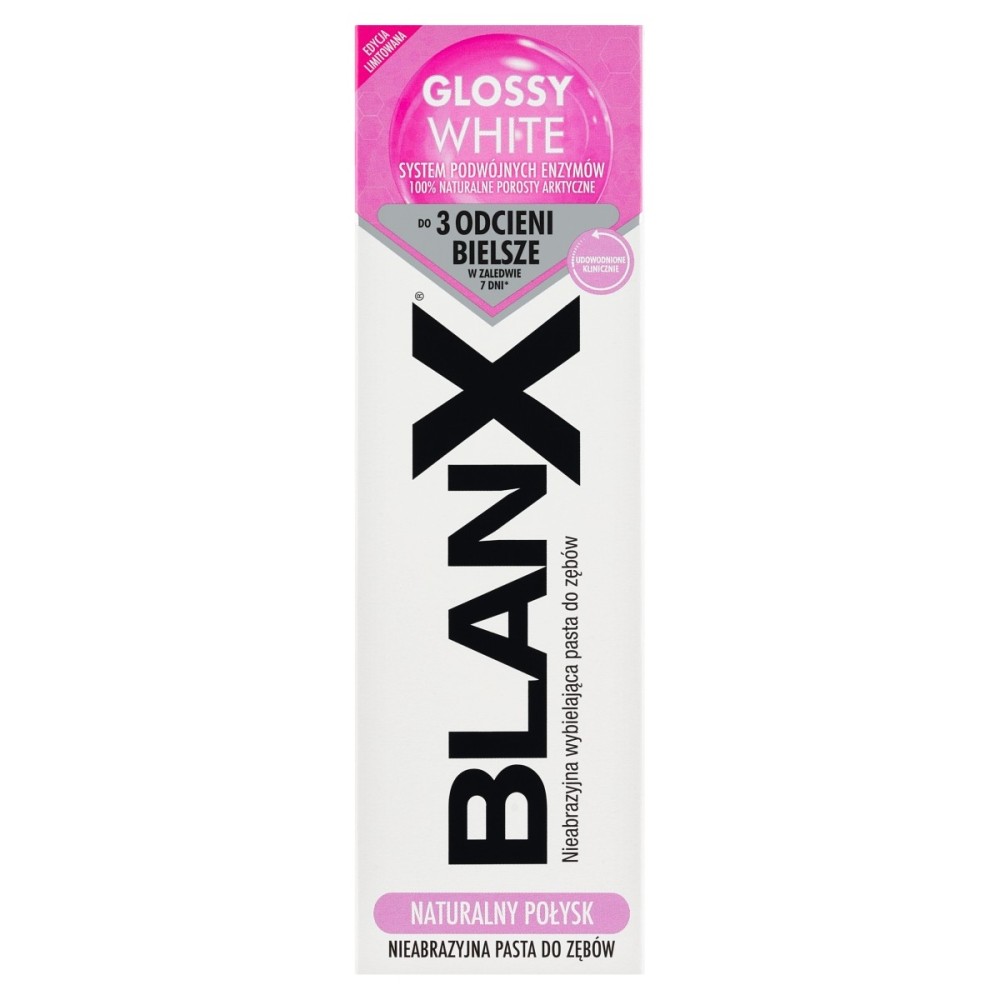 Blanx Glossy White pasta de dientes no abrasiva 75 ml