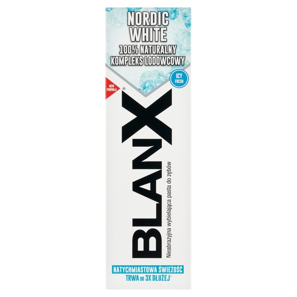 BlanX Nordic White Dentifrice blanchissant non abrasif 75 ml