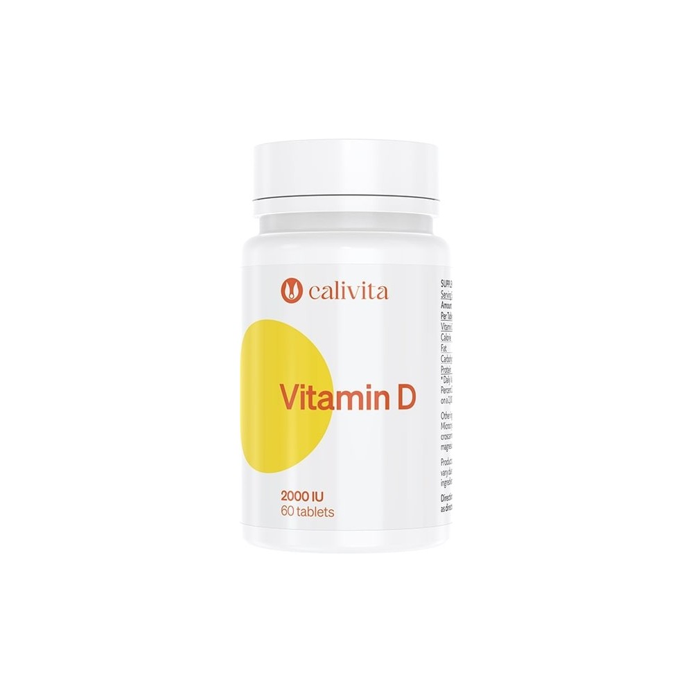 Vitamin D3 2000 UI Calivita 60 comprimidos