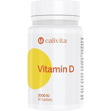 Vitamin D3 2000 UI Calivita 60 comprimidos