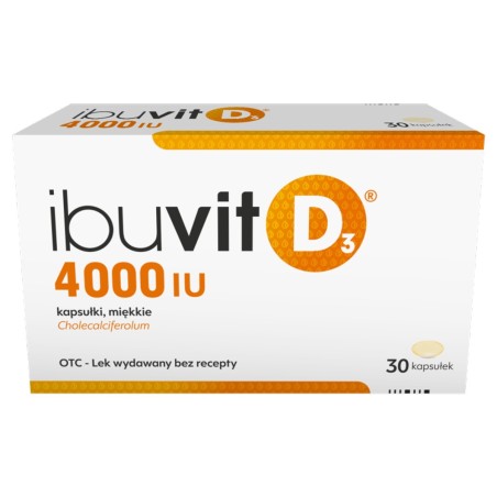 Ibuvit D3 4000 UI x 30 cápsulas.
