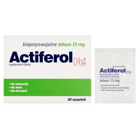 ActiFerol Fe 15 mg saszet. 30 sasz.