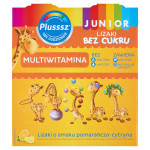 Plusssz Junior Lizaki bez cukru o smaku pomarańcza-cytryna 300 g (50 x 6 g)