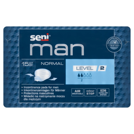 Seni Man Normal Anatomické vložky pro muže 15 kusů