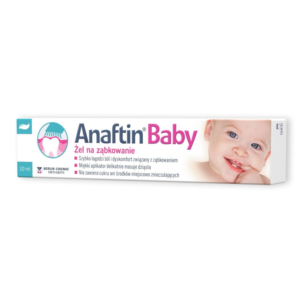 Anaftin Baby, gel, for teething, 10 ml
