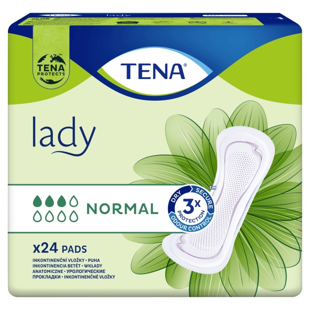 TENA Lady Normal Anatomical inserts 24 pieces