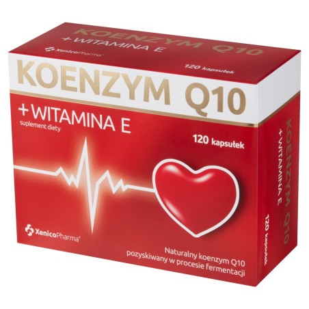 Dietary supplement coenzyme Q10 + vitamin E 39.60 g (120 x 330 mg)
