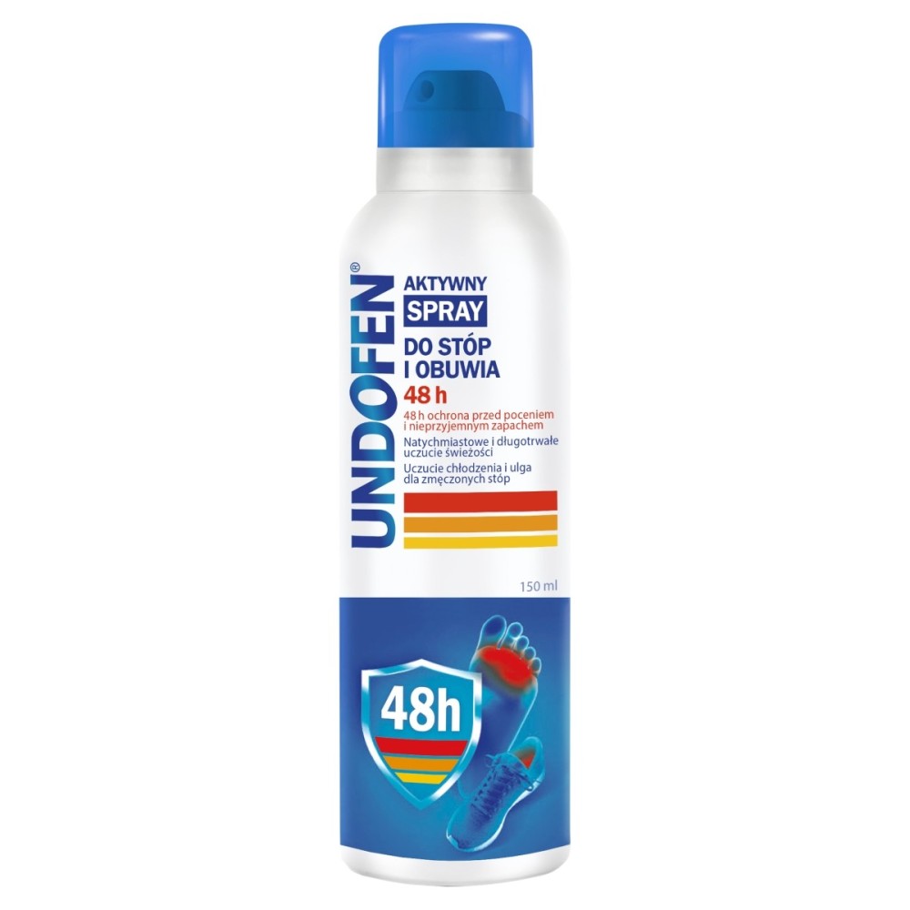 Undofen Active spray for feet and shoes 48 h 150 ml