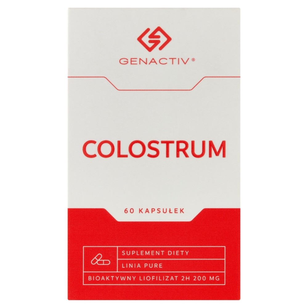 Genactiv Nahrungsergänzungsmittel Kolostrum 12 g (60 Stück)