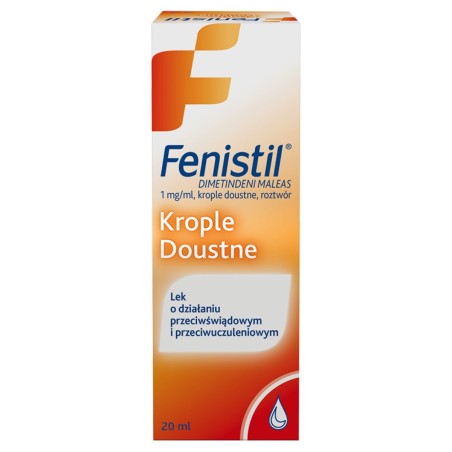 Fenistil 1 mg/ml perorální kapky 20 ml