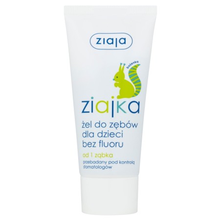 Ziaja Ziajka Tooth gel for children without fluoride from 1 tooth 50 ml