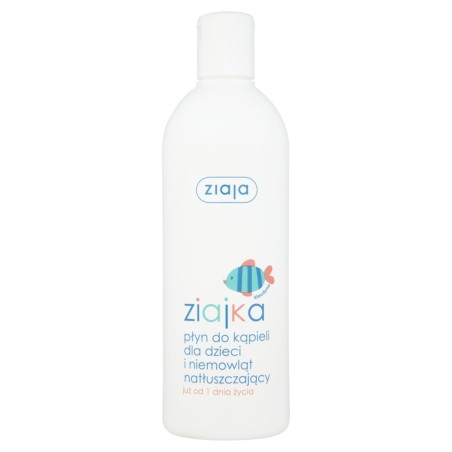 Ziaja Ziajka Liquide de bain pour enfants et nourrissons, hydratant dès le premier jour de la vie, 370 ml