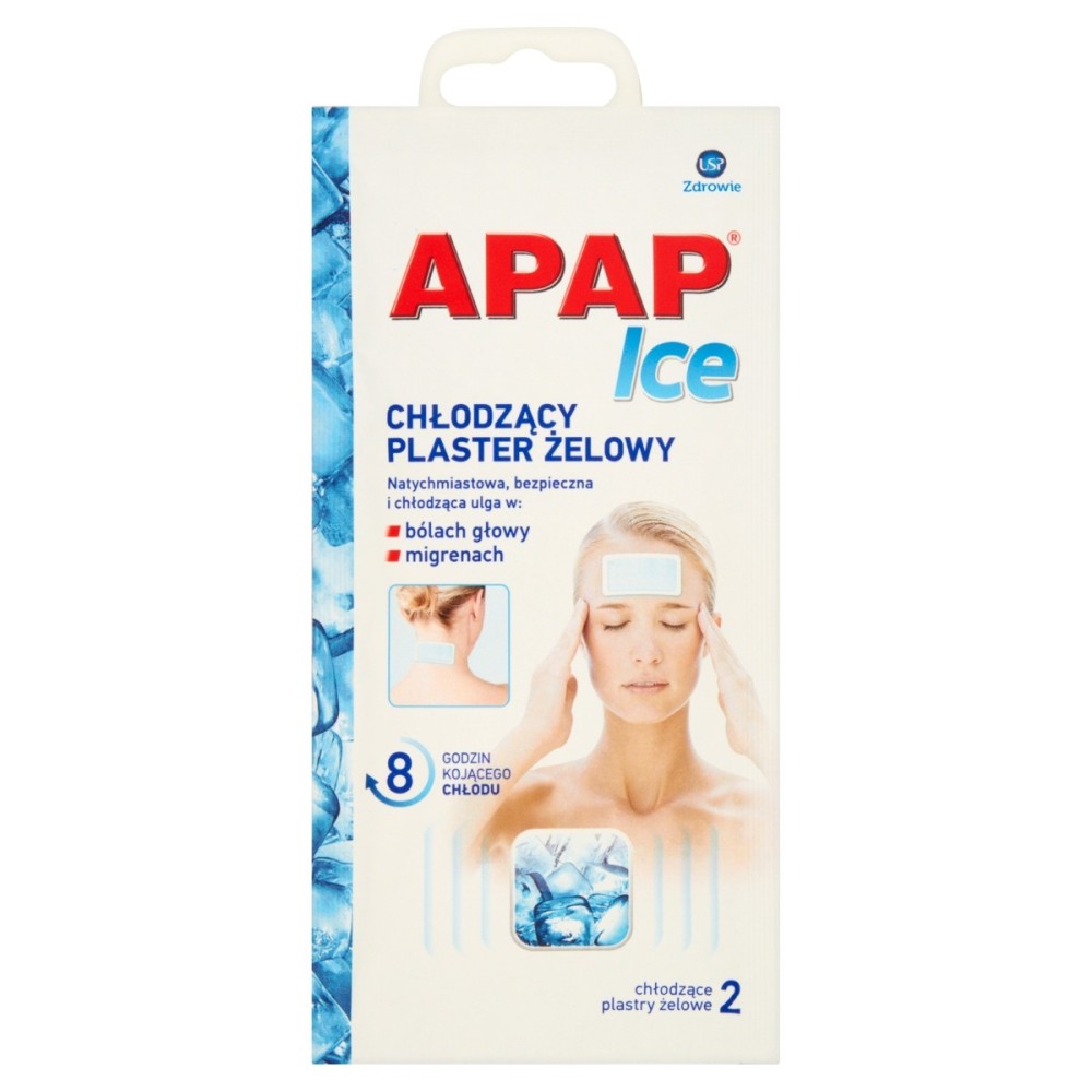 Apap Ice Cooling patch gel 2 pièces