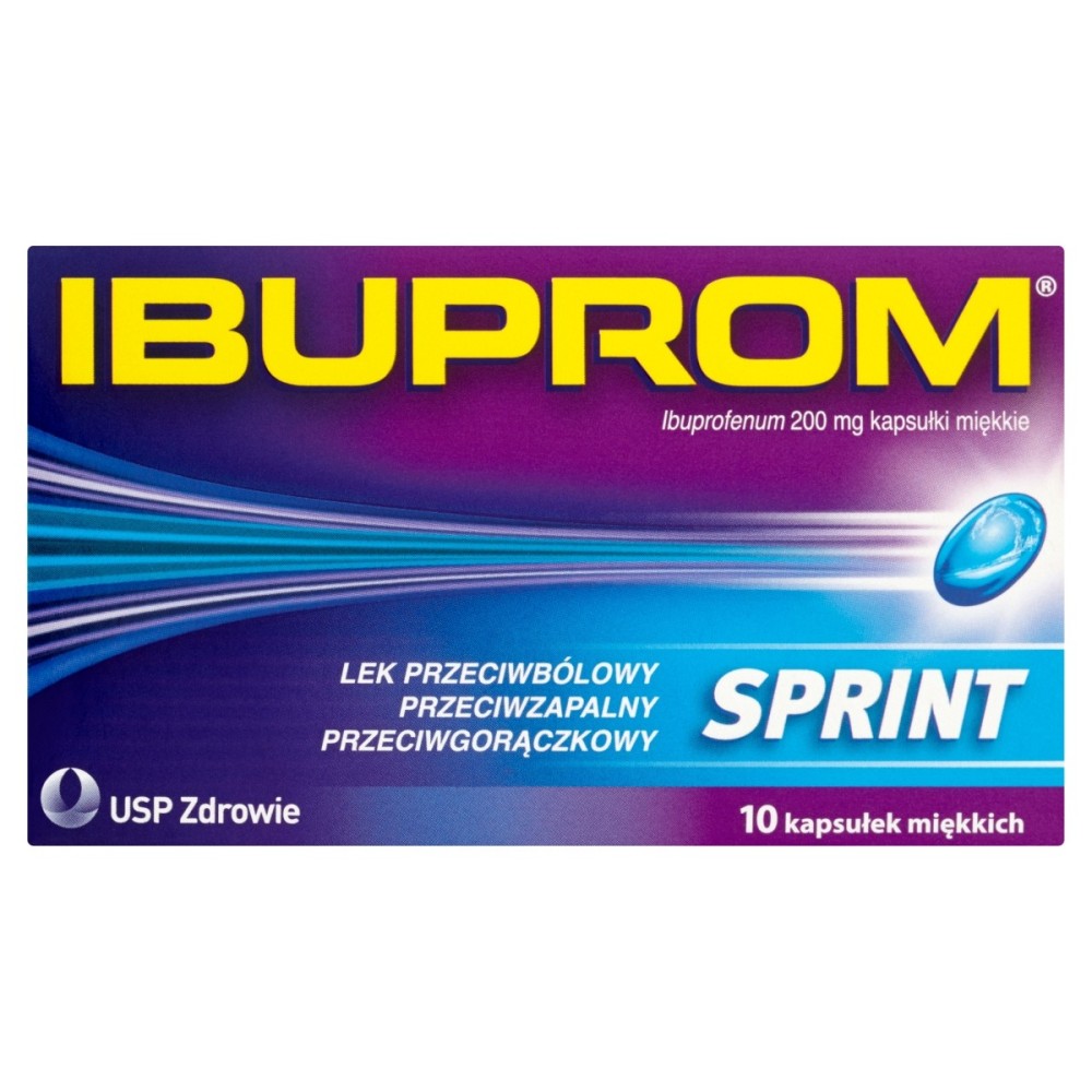 Ibuprom Sprint 200 mg Gélules molles 10 gélules
