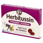 Herbitussin Timo e farfara Pastiglie per la gola Integratore alimentare 12 pastiglie