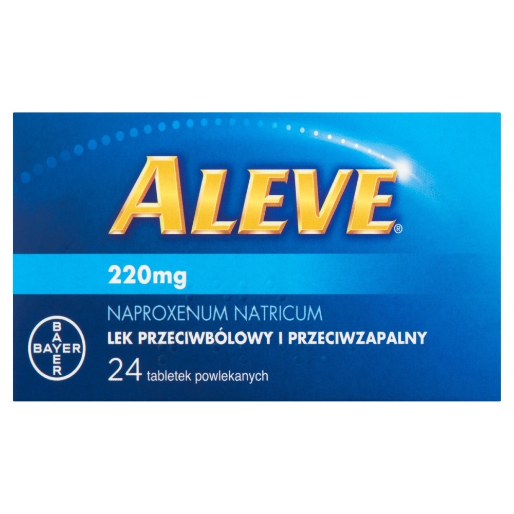 Aleve Lék proti bolesti a protizánětlivý lék 24 tablet