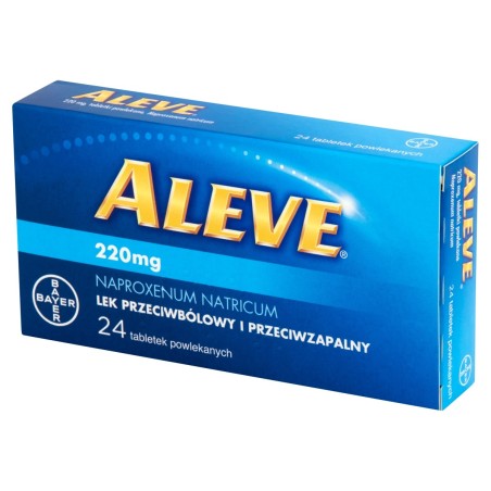 Aleve Painkiller and anti-inflammatory drug 24 tablets