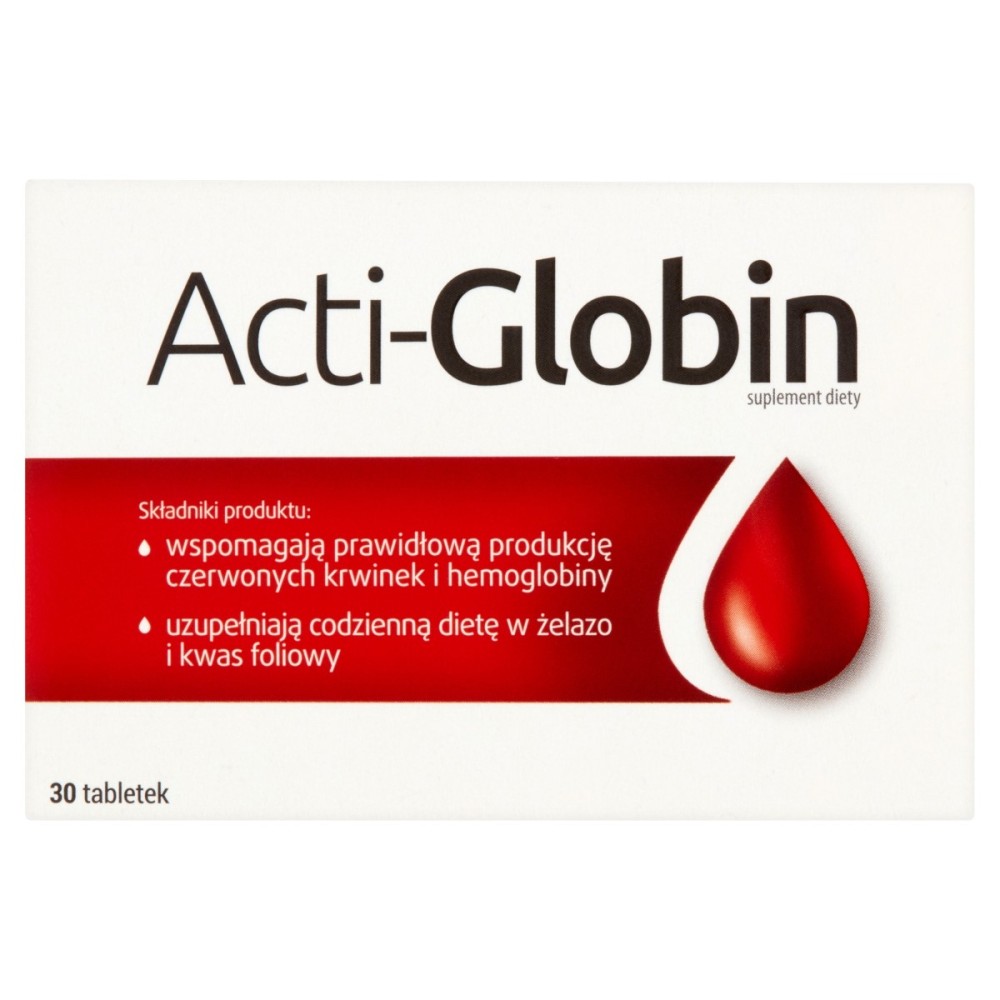 Acti-Globin Complément alimentaire 30 comprimés