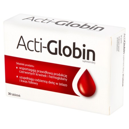 Acti-Globin Nahrungsergänzungsmittel 30 Tabletten