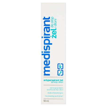 Medispirant Antiperspirant gel for feet and hands 50 ml