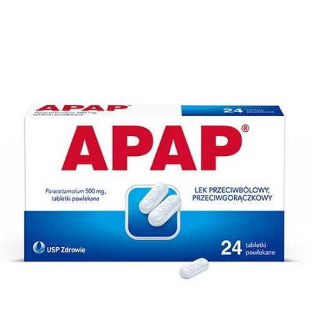 Apap 500 mg x 24 comprimés