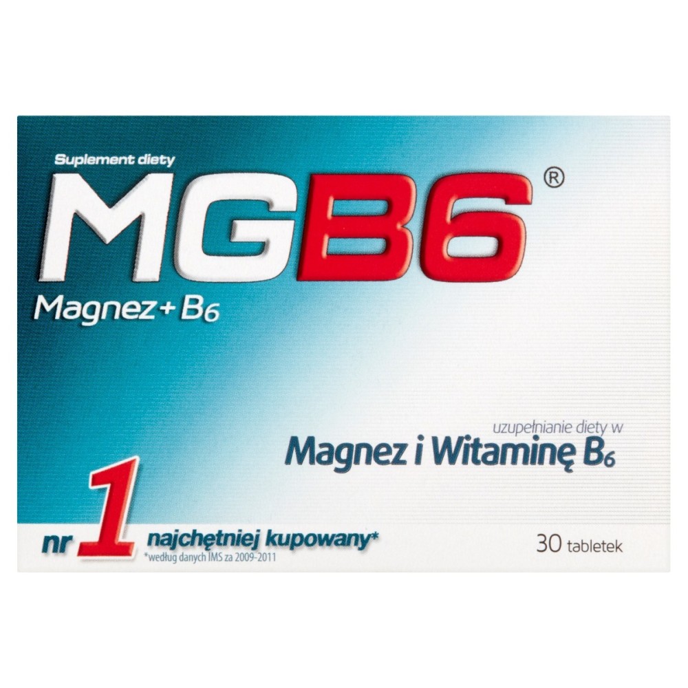 MGB6 Nahrungsergänzungsmittel 30 Stück