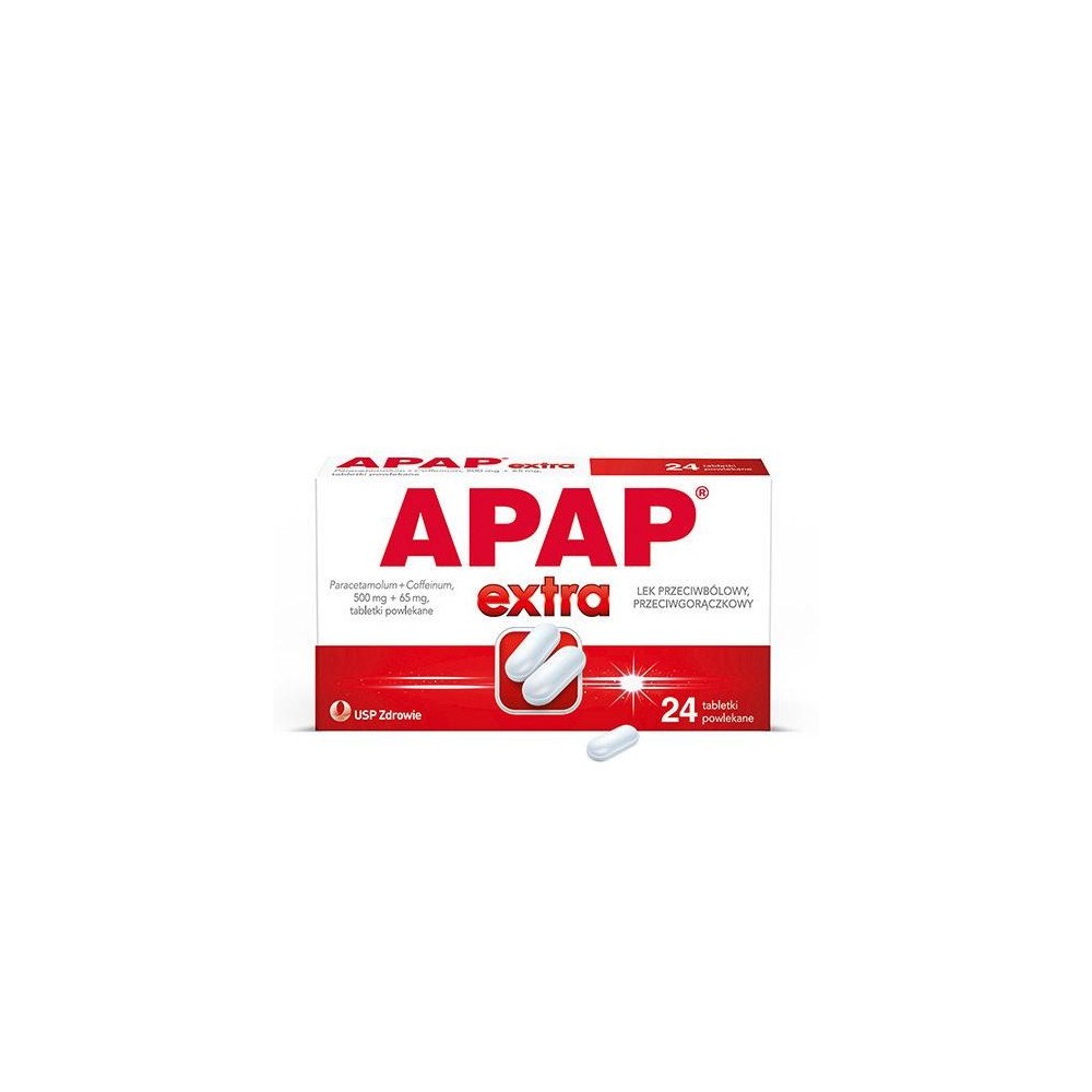 Apap Extra x 24 tablets