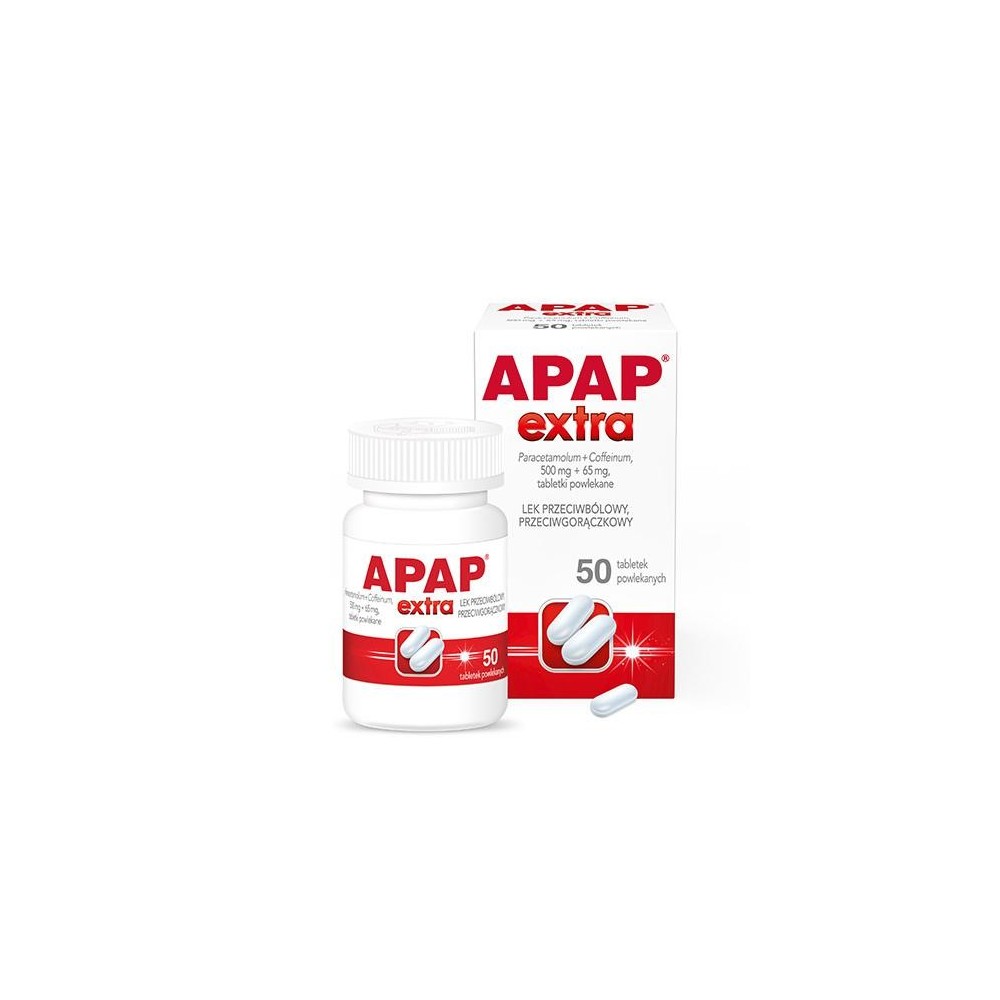 Apap Extra x 50 tablets