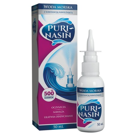 Puri-nasin Isotonic solution sea water with a moisturizing substance 50 ml