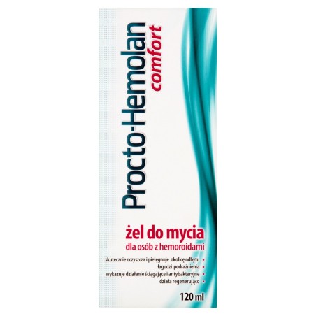 Procto-Hemolan Comfort Mycí gel pro lidi s hemoroidy 120 ml