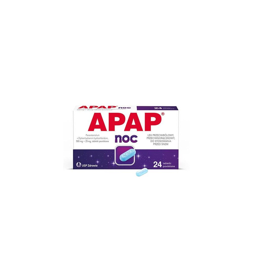 Apap night x 24 tablets